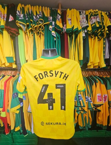 Gabriel Forsyth match worn 2nd round Carabeo cup shirt