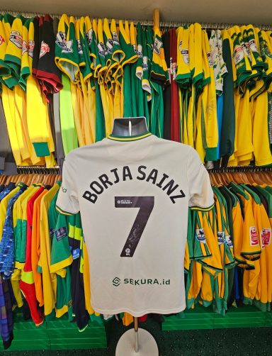 Borja Sainz worn third shirt v Oxford